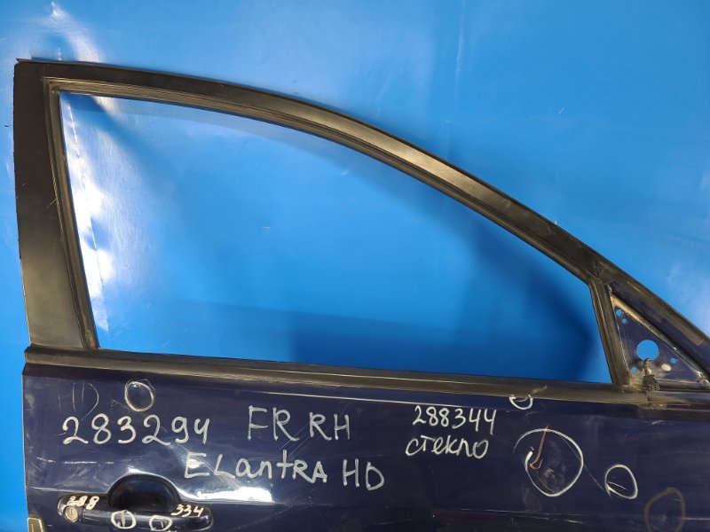 Door glass HYUNDAI ELANTRA HD 06-11 Right Front.