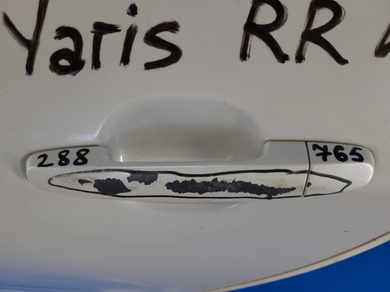 Outside door handle TOYOTA YARIS 05–11 Left. Rear.