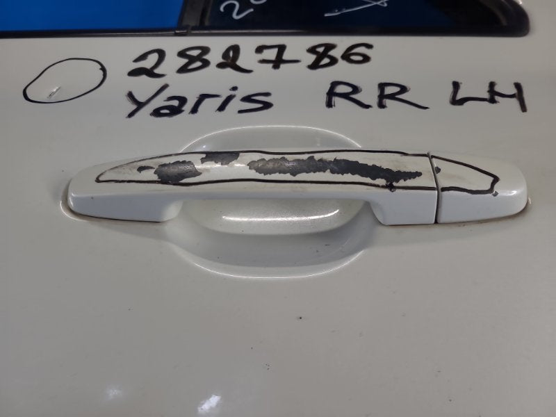 Outside door handle TOYOTA YARIS 05–11 Left. Rear.