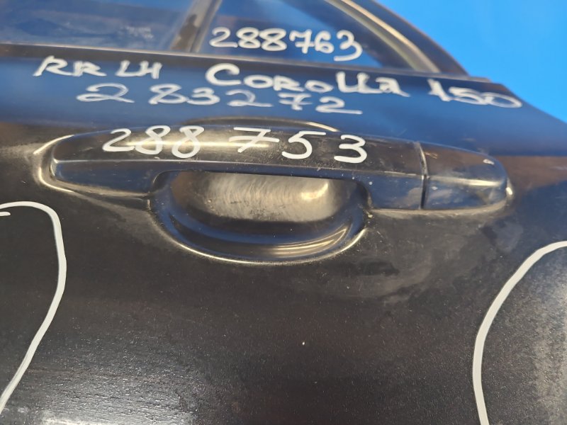 Outside door handle TOYOTA COROLLA 150 06-13 Left. Rear.