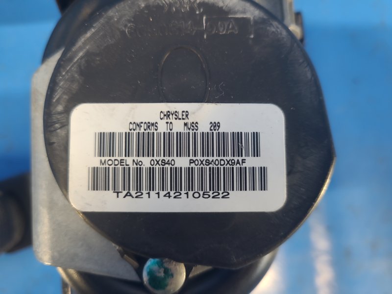 Seat Belt CHRYSLER 200 10-14 2012 Right Front