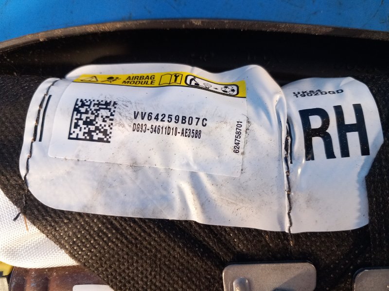 Airbag in the seat FORD FUSION 14- 2014 Right.