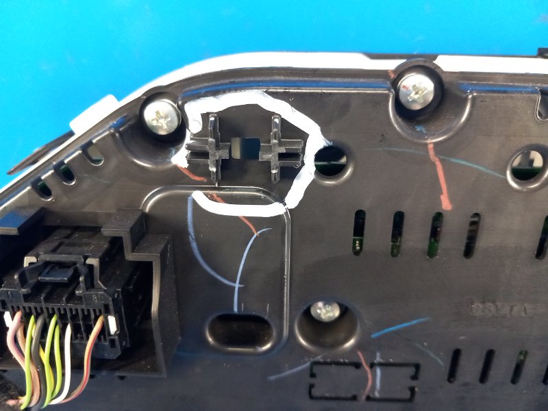 Ford Mustang 15-2017 instrument panel