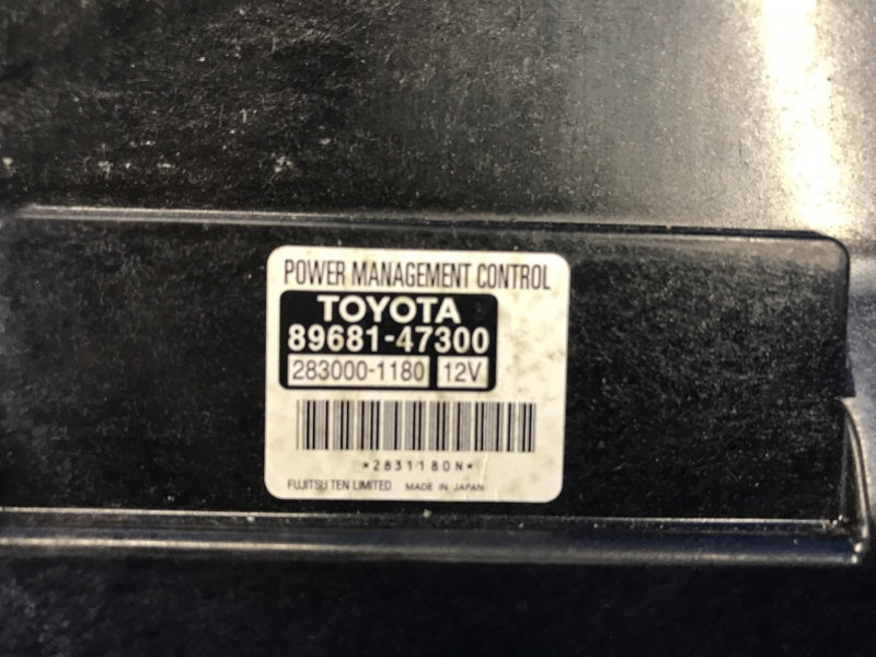 Electronic unit Toyota Prius - 30 09-17 2012