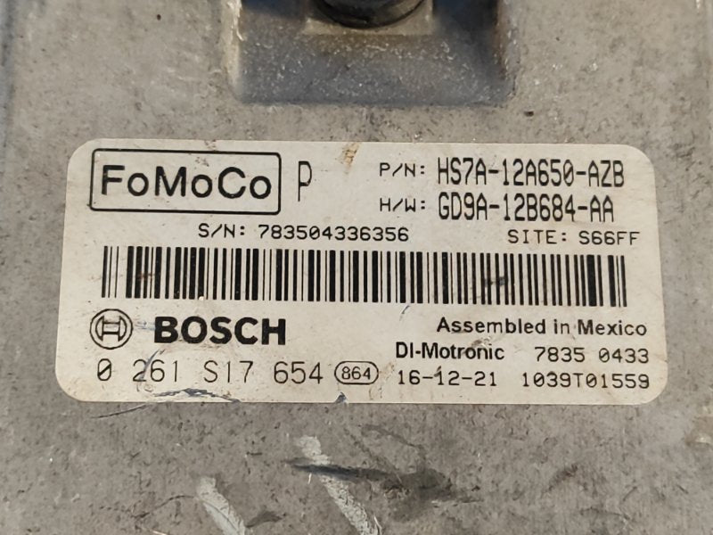 Engine control unit FORD FUSION 14-