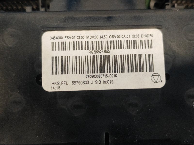 Heater control unit MINI Cooper S R56 06-14 2009