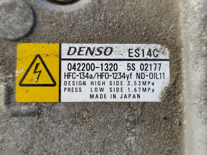 Toyota Prius Air Conditioning Compressor - 09/30/17