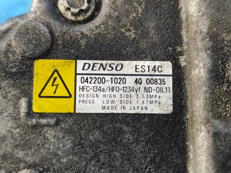 Air conditioning compressor for Toyota Prius Plus 11-14