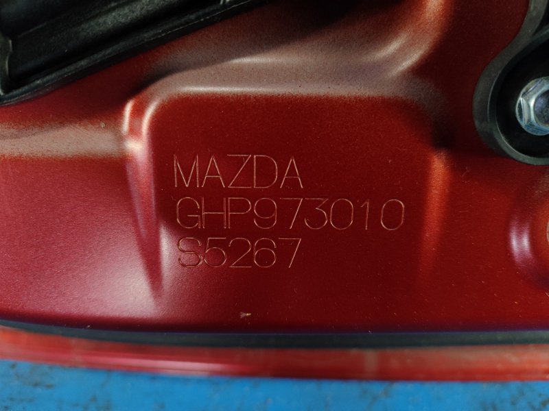 Door MAZDA 6 GJ 12- Left. Rear.