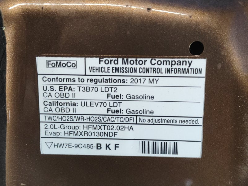 Ford Escape Hood 12-19