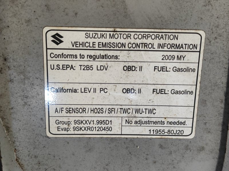Hood SUZUKI SX4 06-13 2009