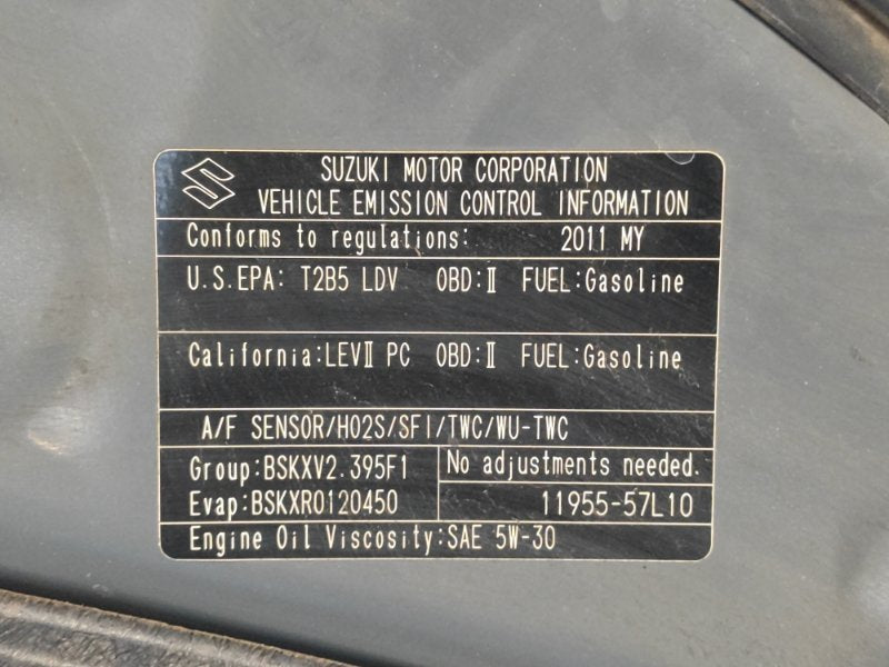 Hood SUZUKI KIZASHI 09-14 2011