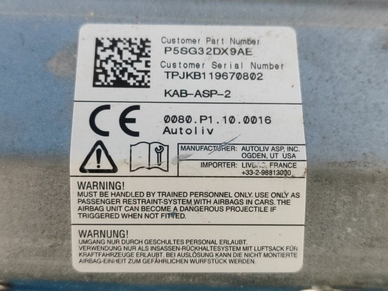 Knee airbag JEEP GRAND CHEROKEE 11-22 2016 Lev.