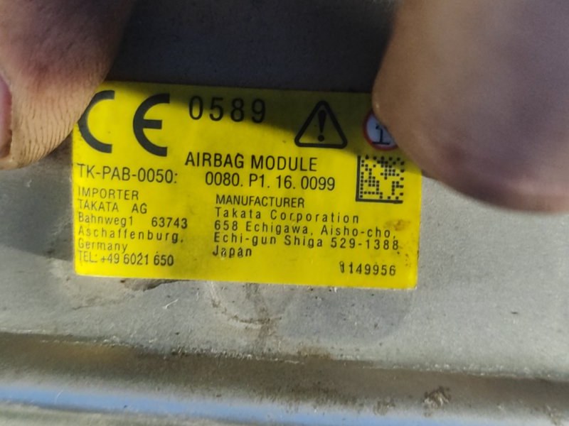 Passenger airbag SUBARU TRIBECA B10 07-13