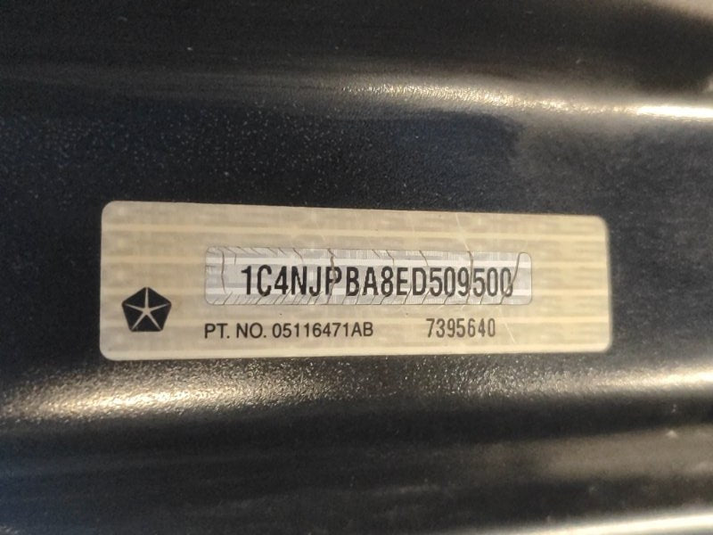 2014 Jeep Patriot 10-17 Trunk Lid