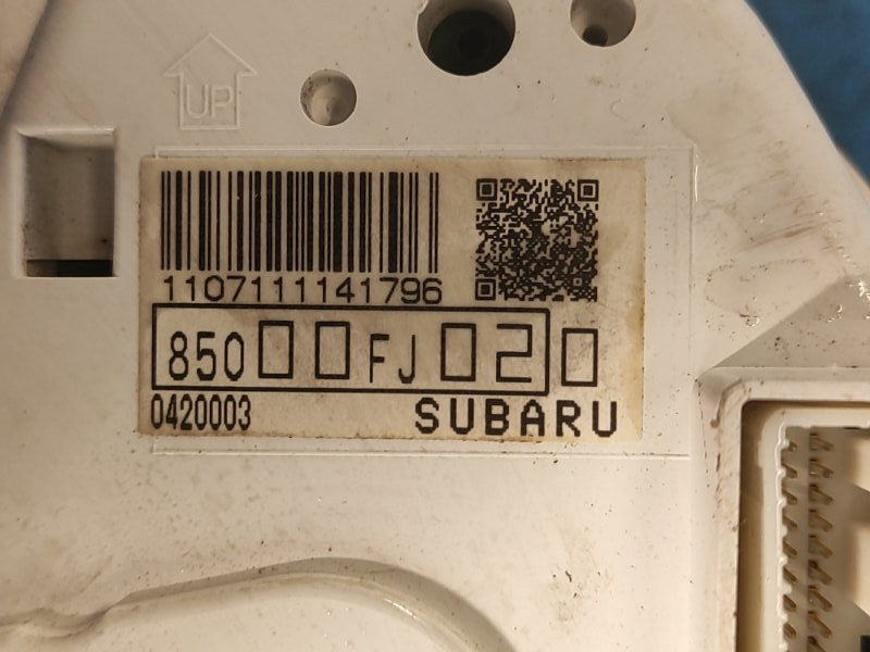 SUBARU CROSSTREK 12-17 2014 instrument cluster
