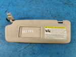 Sun visor AUDI Q5 08-16 Left. Front.
