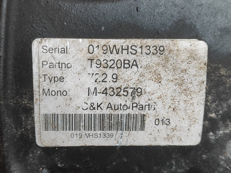 Automatic transmission MERCEDES GLK-CLASS X204 08-15 2010